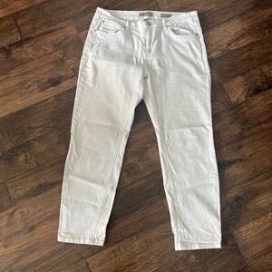 Vintage America White Relaxed Straight Leg Jeans Womens SZ 12/31 Boho Minimalist